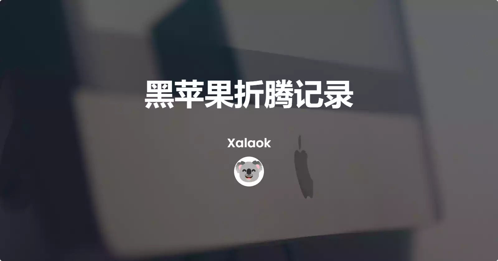 Featured image of post 黑苹果折腾记录